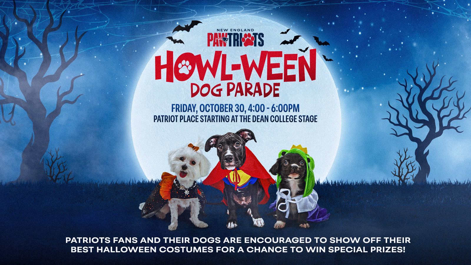 Pawtriots Howl-ween Dog Parade and Costume Contest