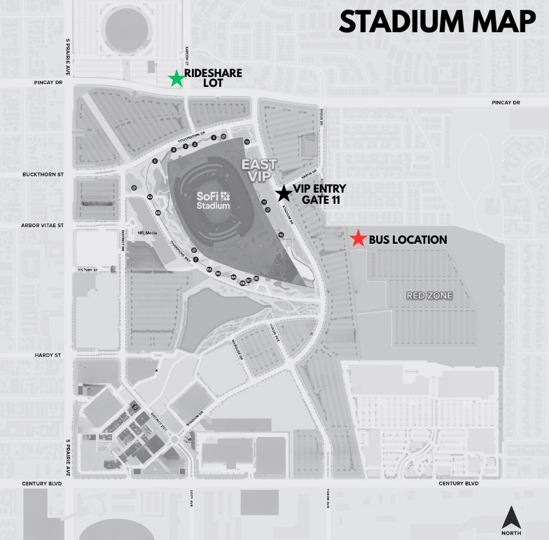 VIP Away Trip - Sofi Map