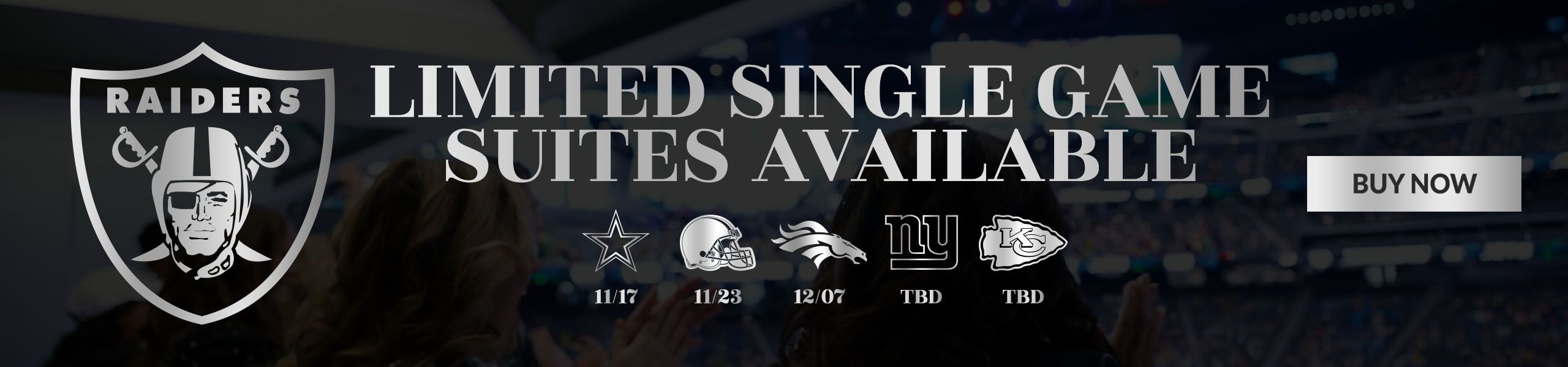 Limited Single Game Suites Available - Buy Now