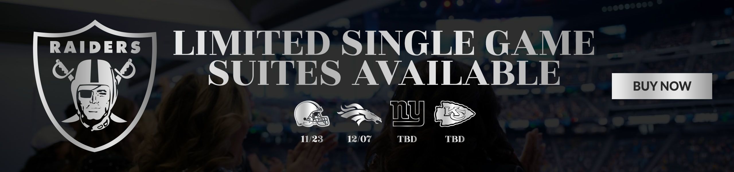 Limited Single Game Suites Available - Buy Now