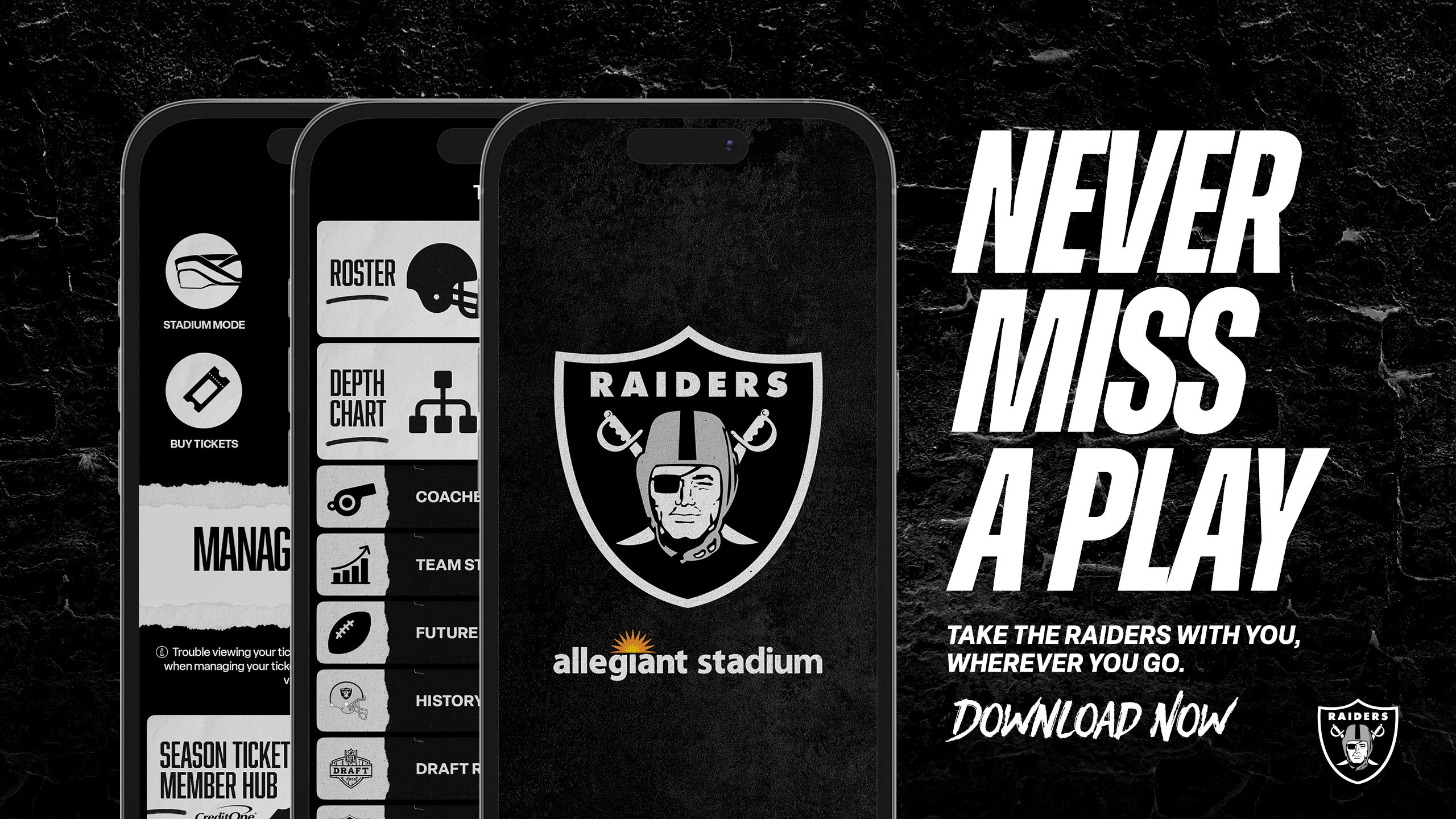 Raiders + Allegiant Stadium App