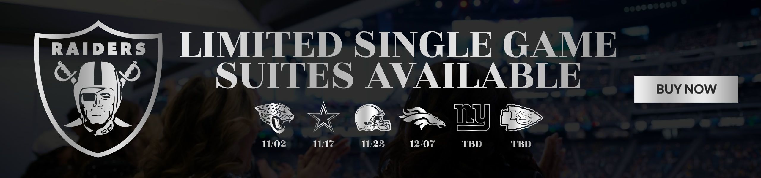 Limited Single Game Suites Available - Buy Now