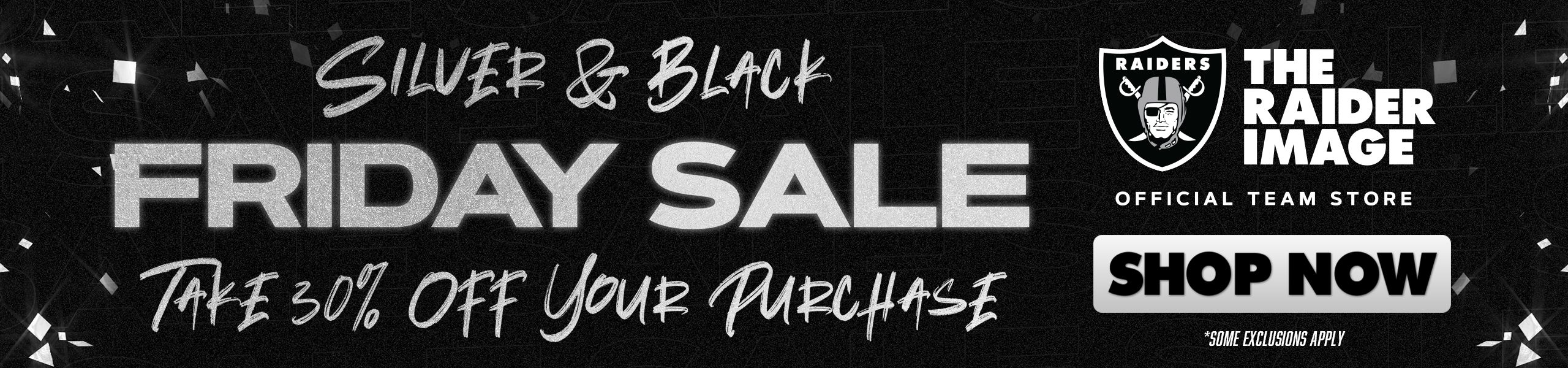 Silver & Black Friday Sale - 50% Off Your Purchase - Available Online  - Limited Time Only