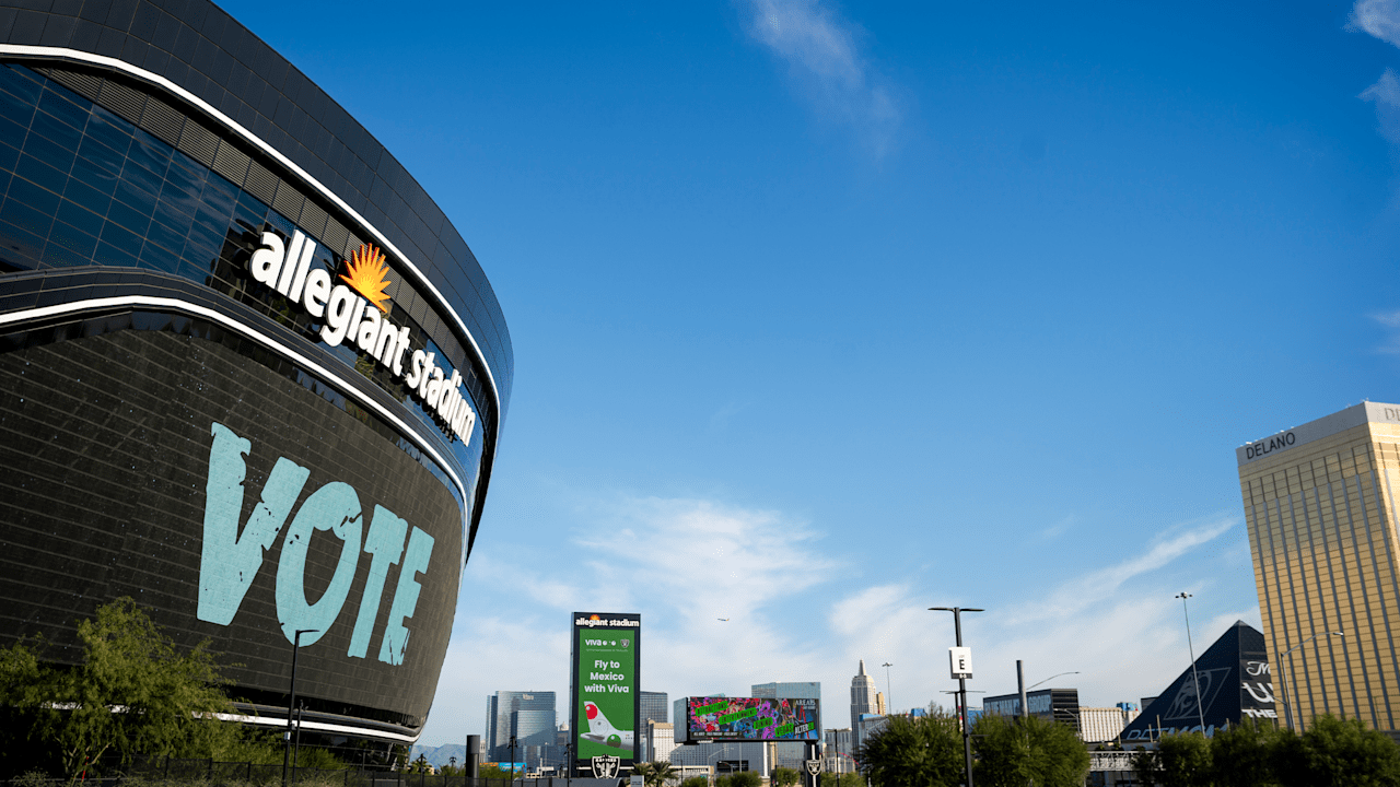 Las Vegas Raiders, Allegiant Stadium Lead the Way on Election Day
