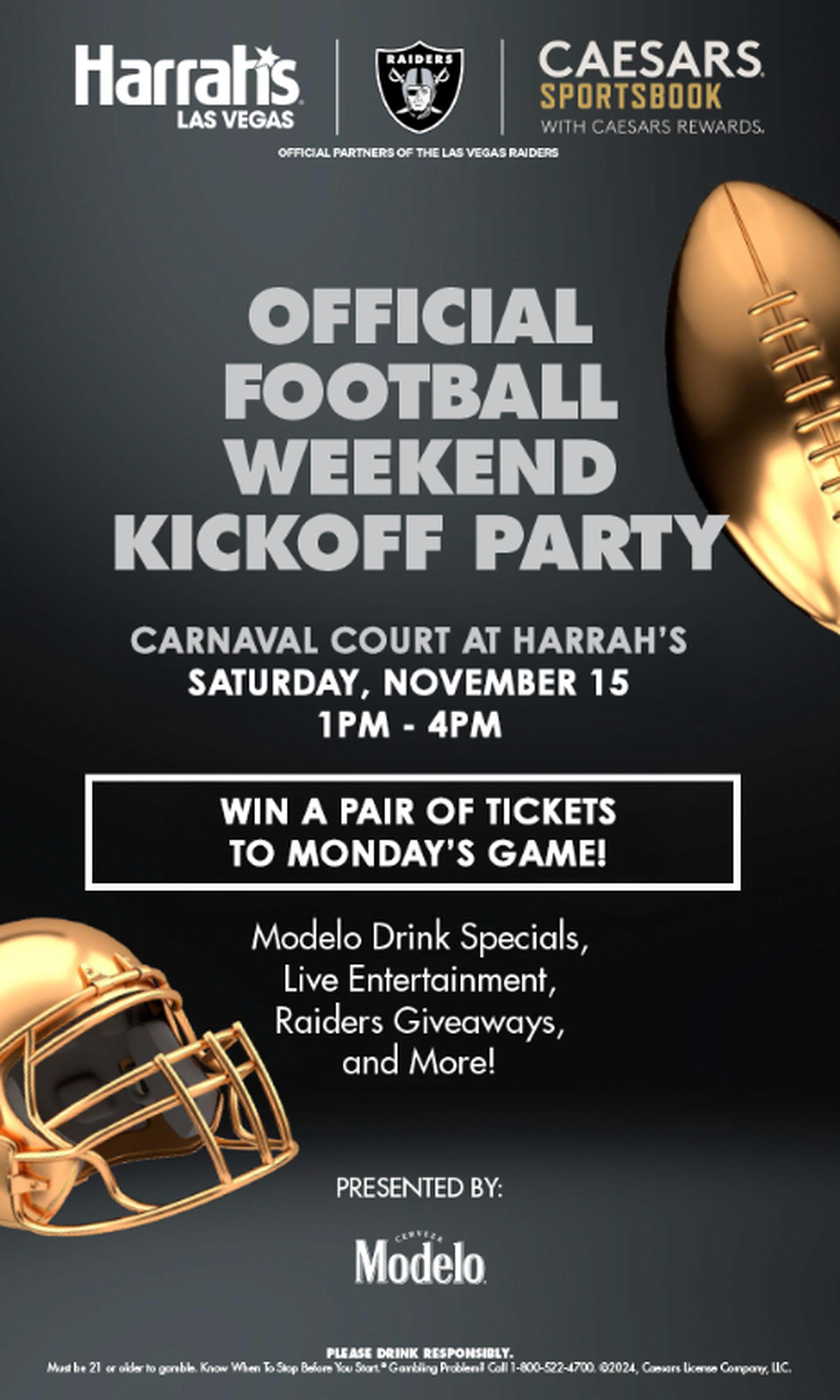 Caesars - Kickoff Party Graphic (Week 11 vs. DAL)