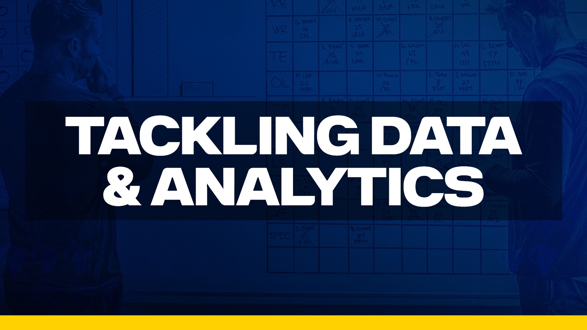 TACKLING DATA & ANALYTICS
