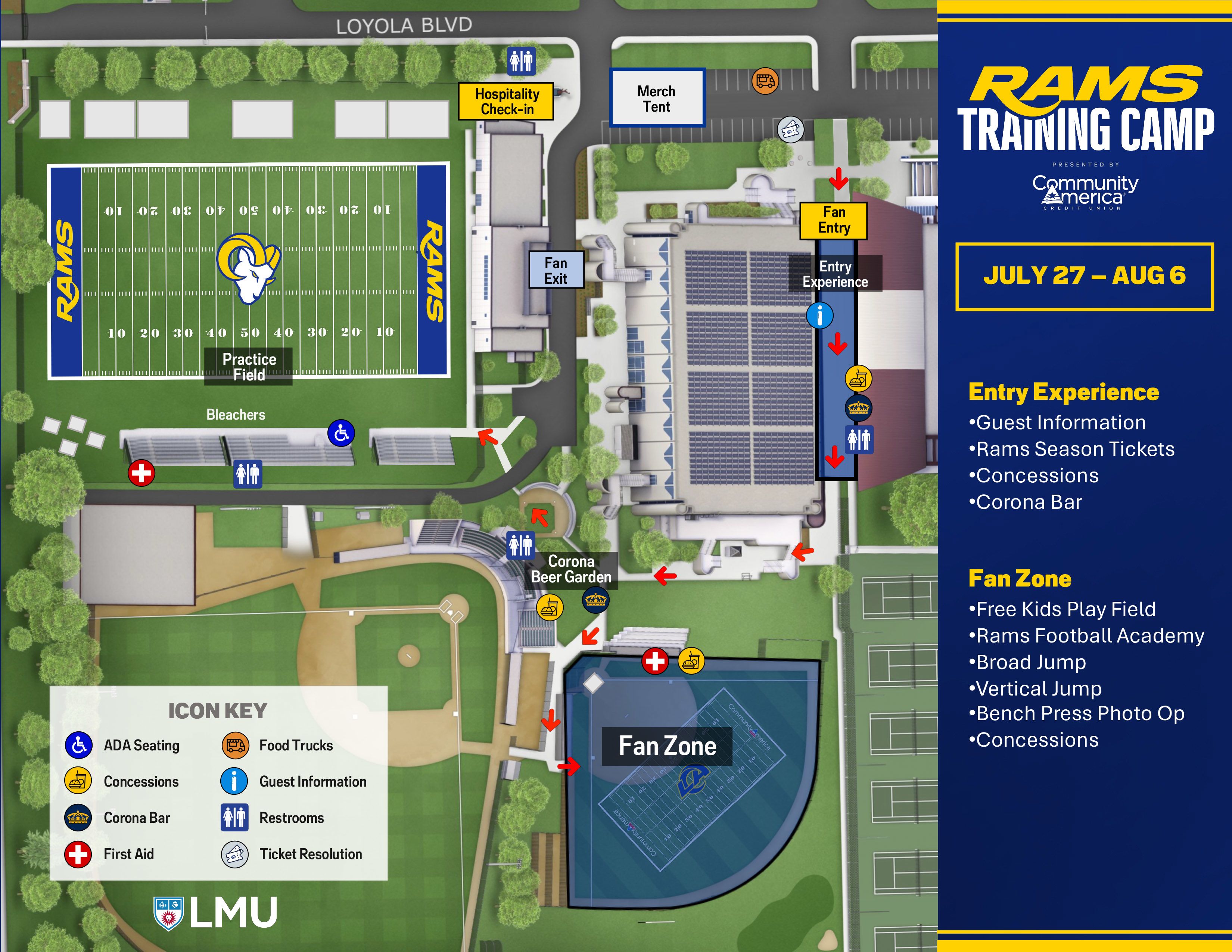 Training Camp Activities Map