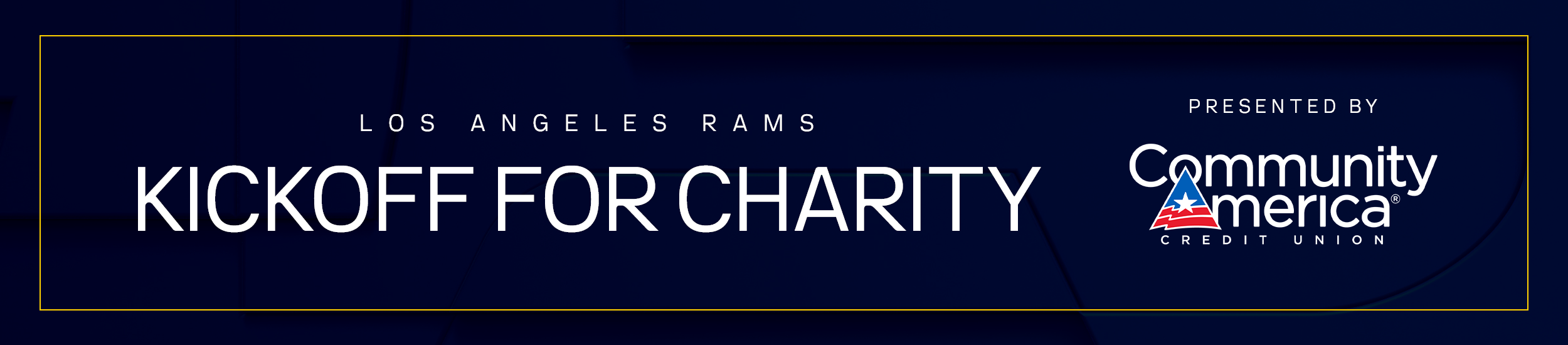 Kickoff for Charity Landing Page Header 2026