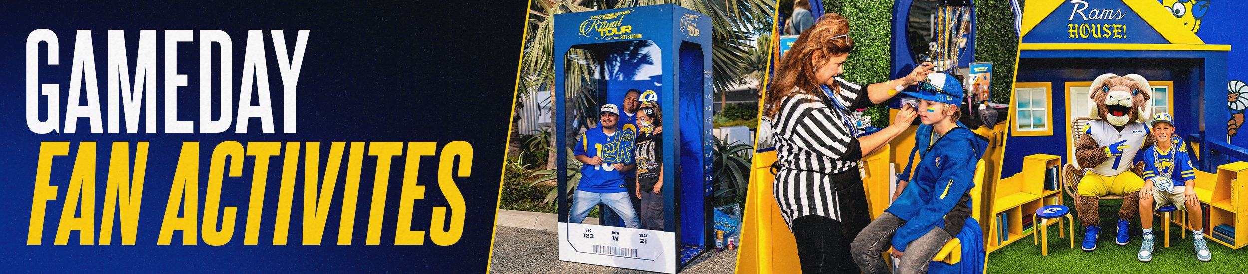 gameday fan activites header