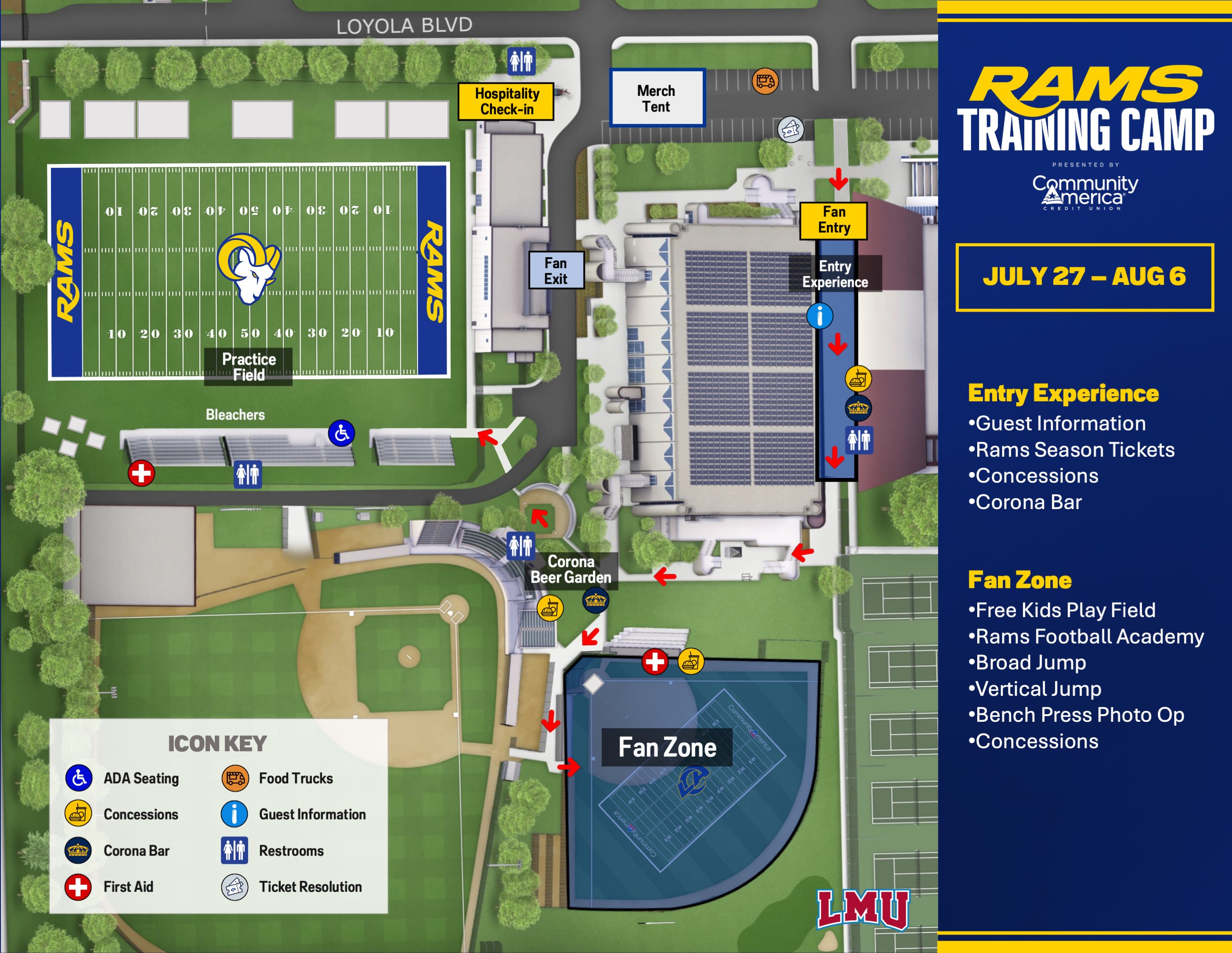 Training Camp Activities Map