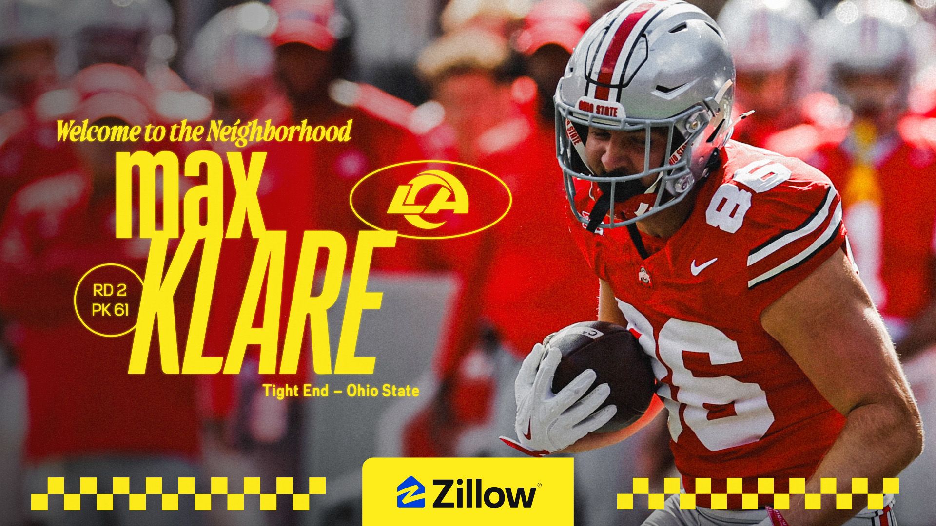 Round 2 Pick 61: TE Max Klare