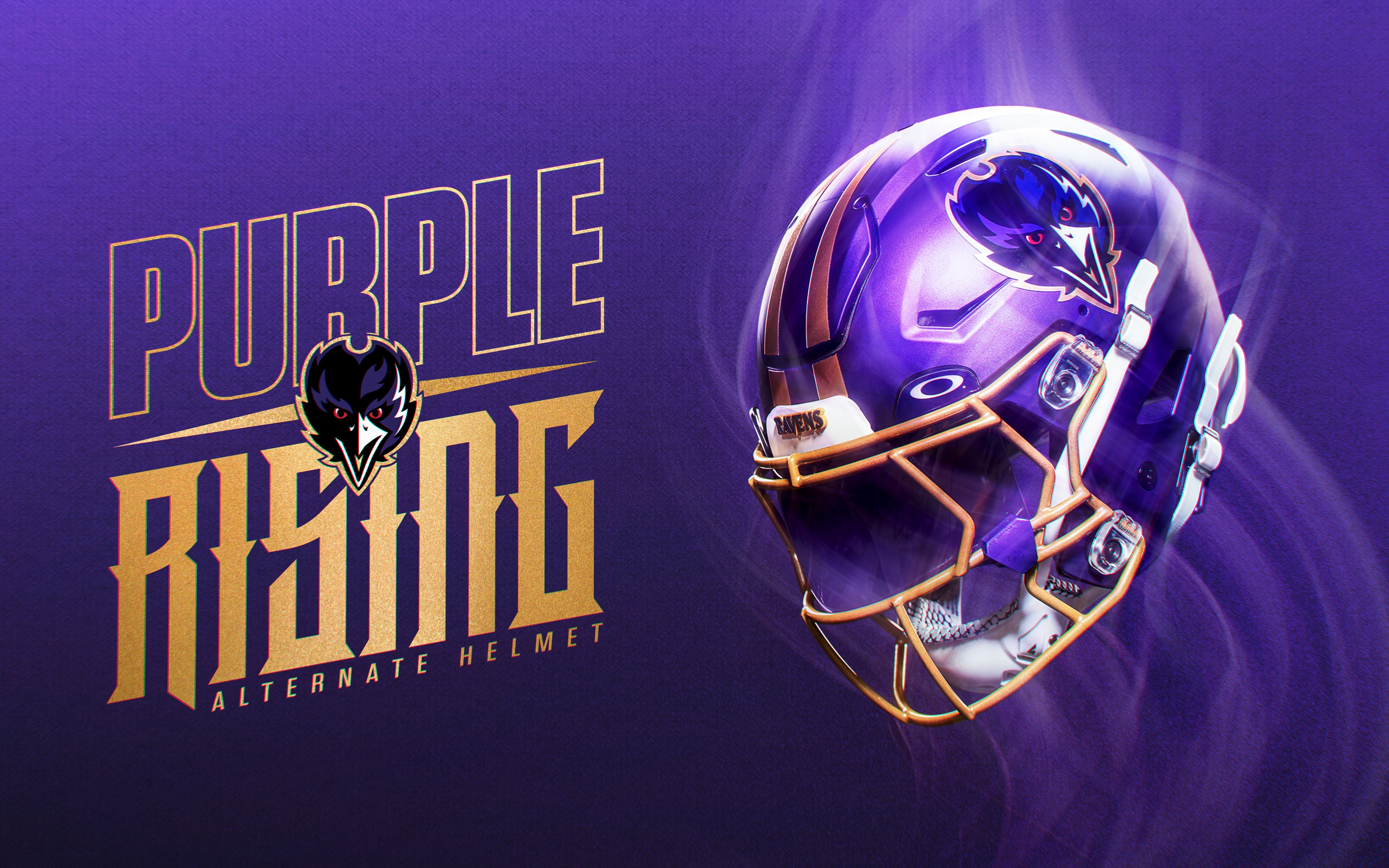Purple Rising Wallpaper Helmet Only