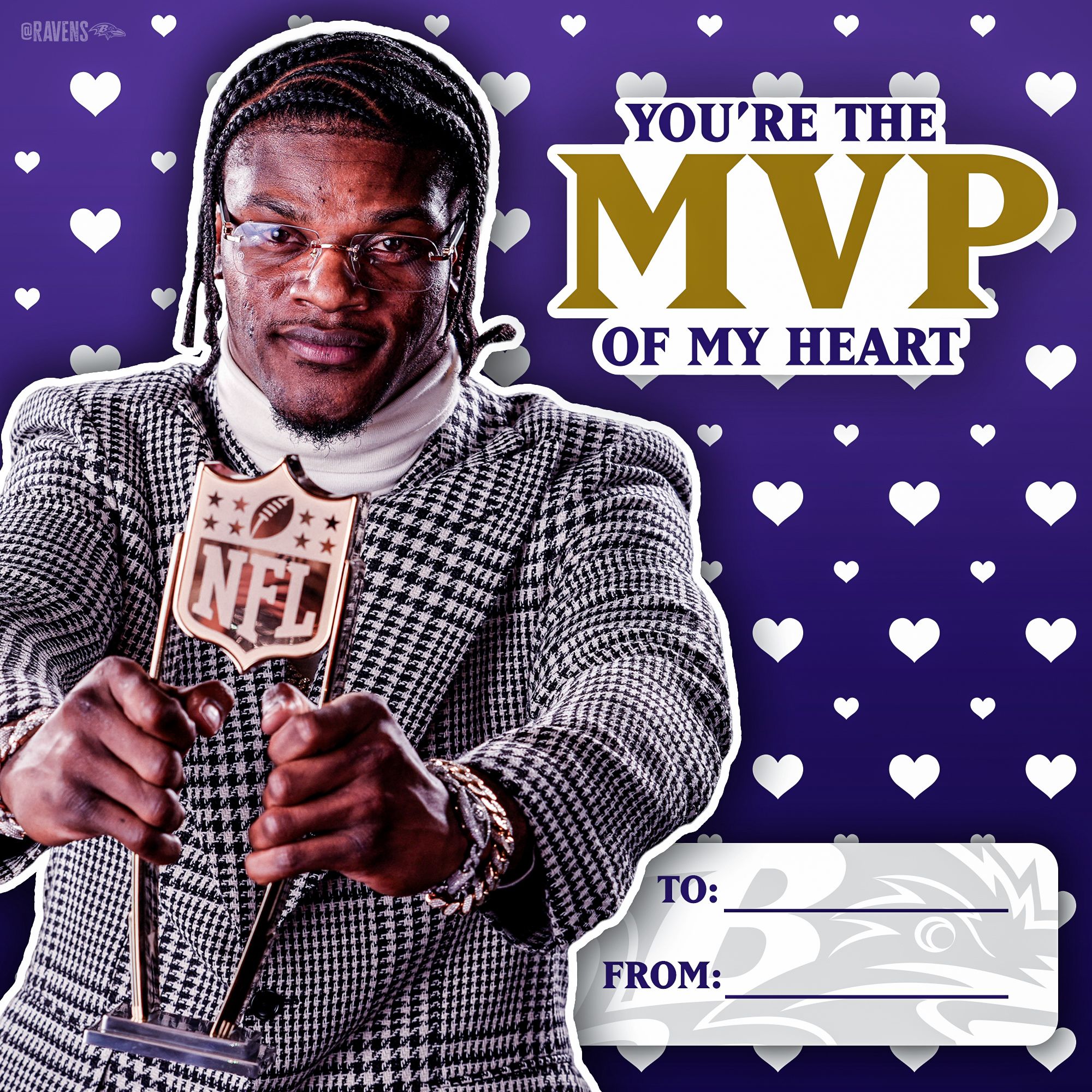 Open Valentine's Day Card