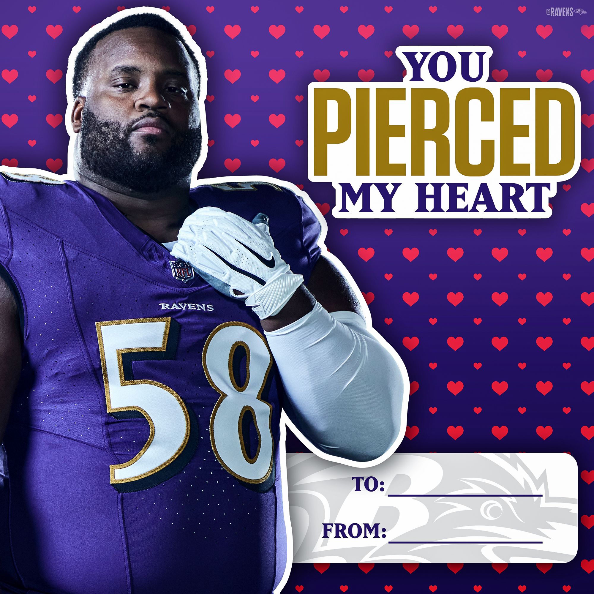 Open Valentine's Day Card
