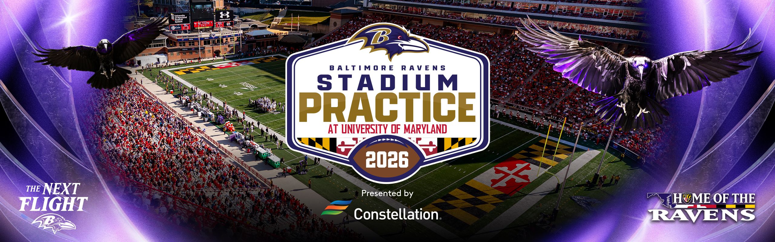 Training Camp Stadium Practice Webpage Header