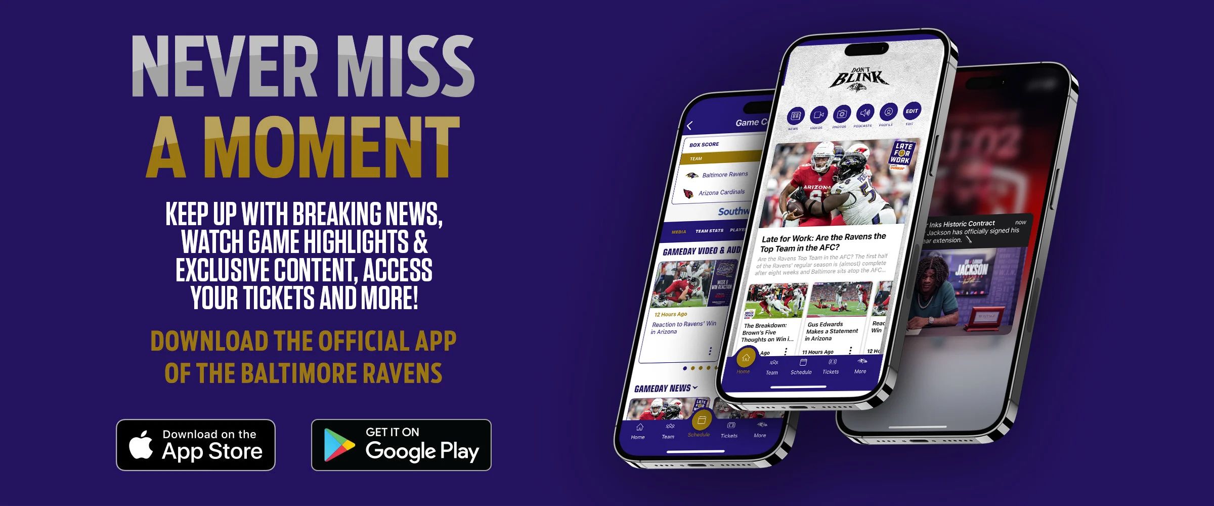 Learn More about the Ravens Mobile App