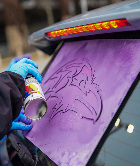 Car Stenciling presented by Safeway