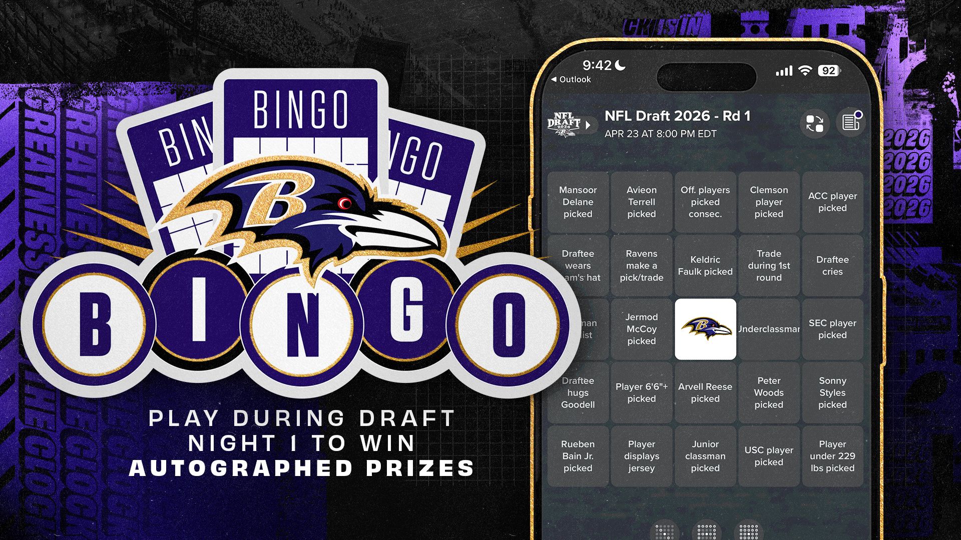 Draft Bingo