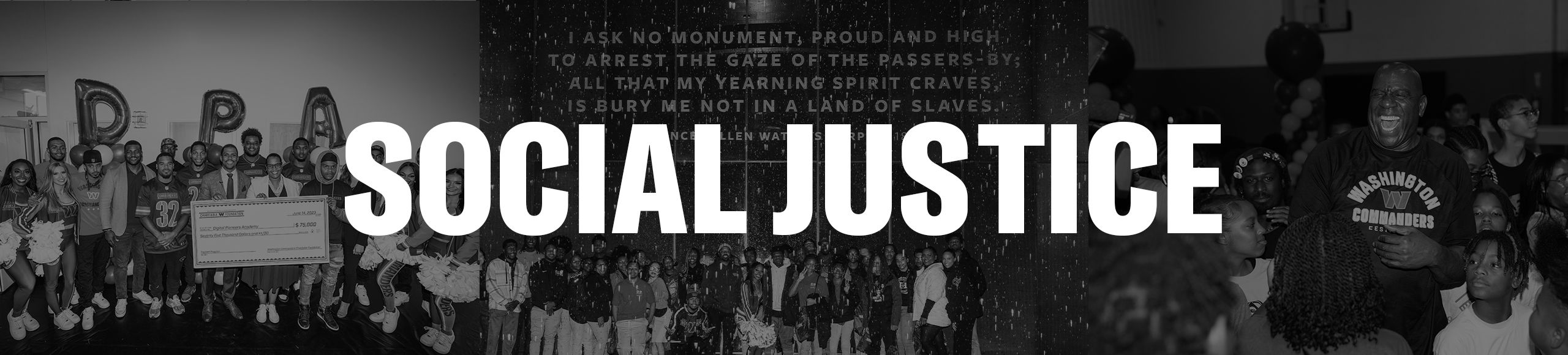 Social Justice Website Header