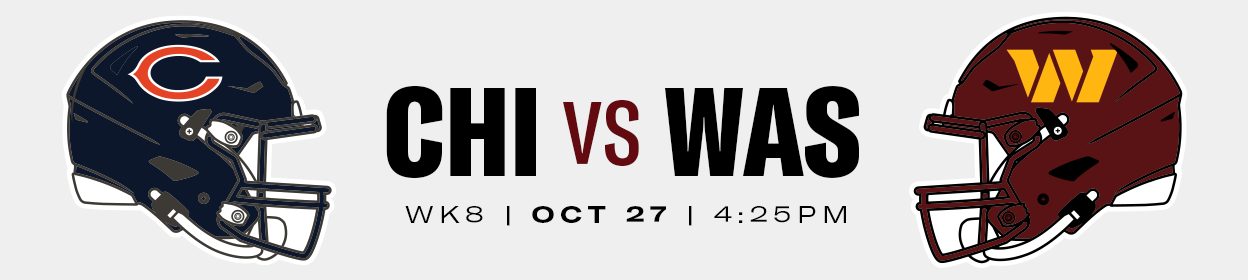Chicago Bears vs Washington Commanders