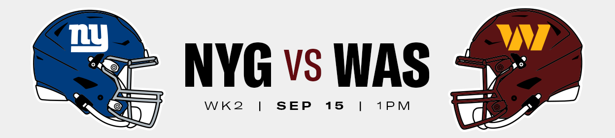 New York Giants vs Washington Commanders