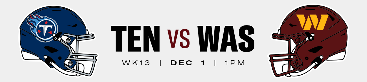 Tennessee Titans vs Washington Commanders
