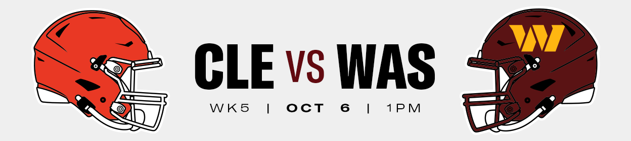 Cleveland Browns vs Washington Commanders