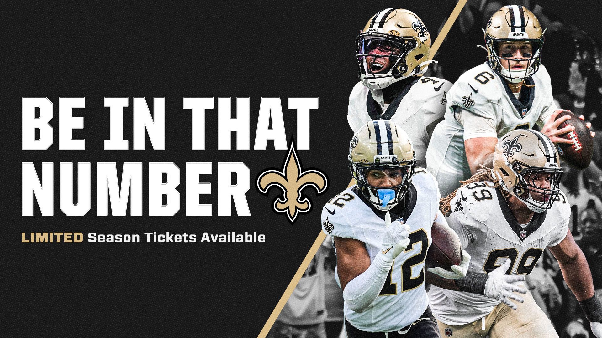 LEARN MORE ABOUT SAINTS SEASON TICKETS