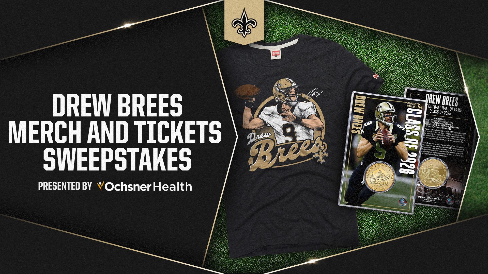 Enter Saints Hall of Fame Celebration Sweepstakes