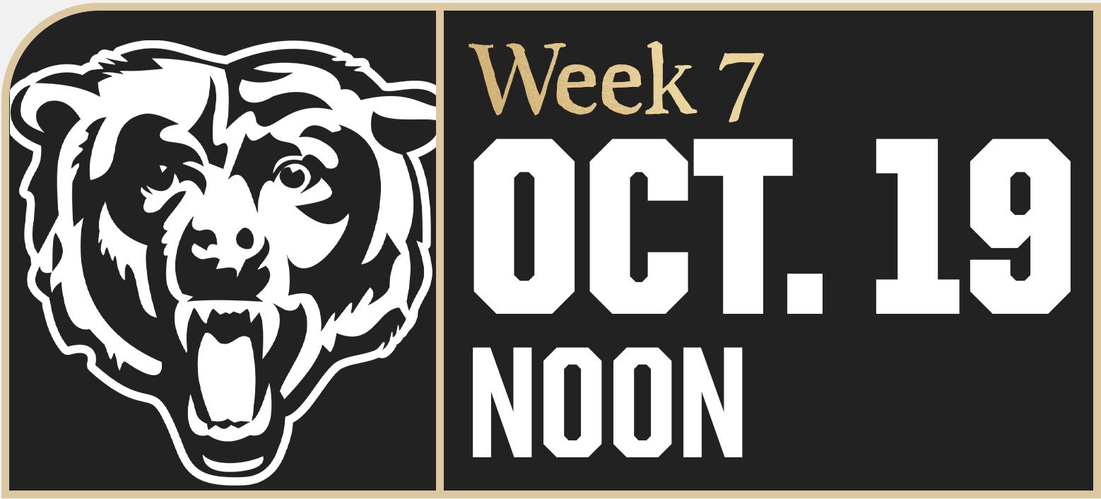 Bears vs. Saints Game Center - Week 6 - Oct. 19, 2025