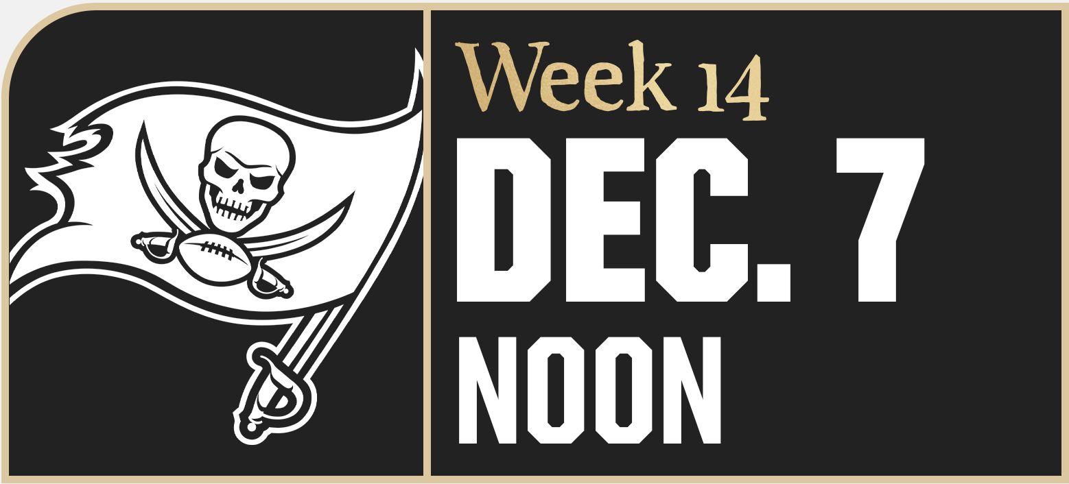 Buccaneers vs. Saints Game Center - Week 14 - Dec. 7, 2025