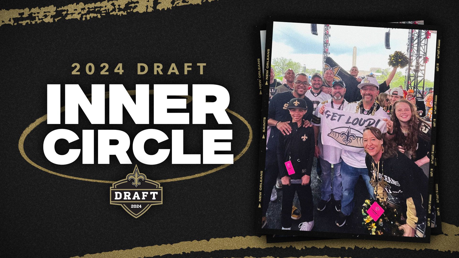 REPRESENT THE SAINTS LIVE AT THE 2024 NFL DRAFT!