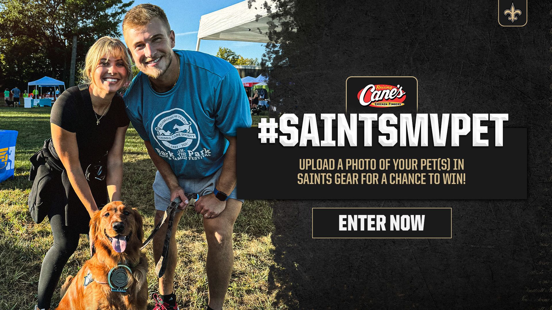 ENTER SAINTS MVPET SWEEPSTAKES NOW