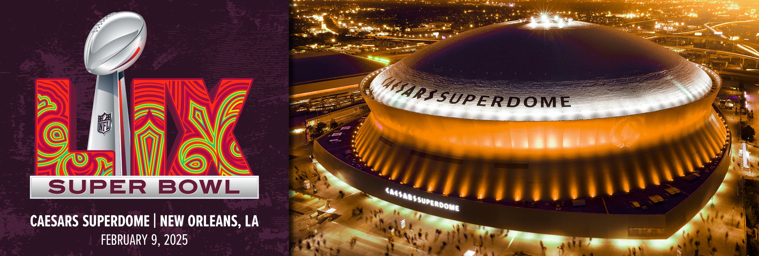 Super Bowl 2025 en Caesars Superdome de Nueva Orleans: la sede, fecha y ...