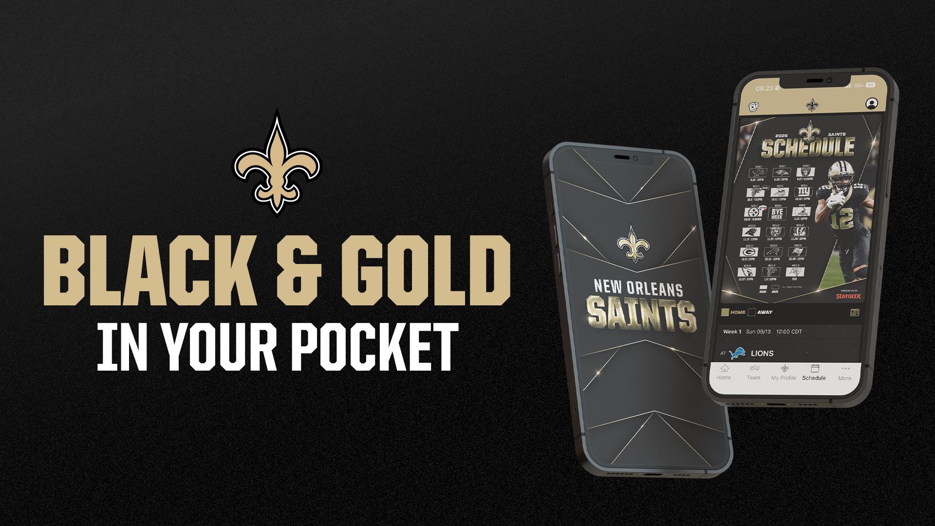 Download the Saints App on your mobile device