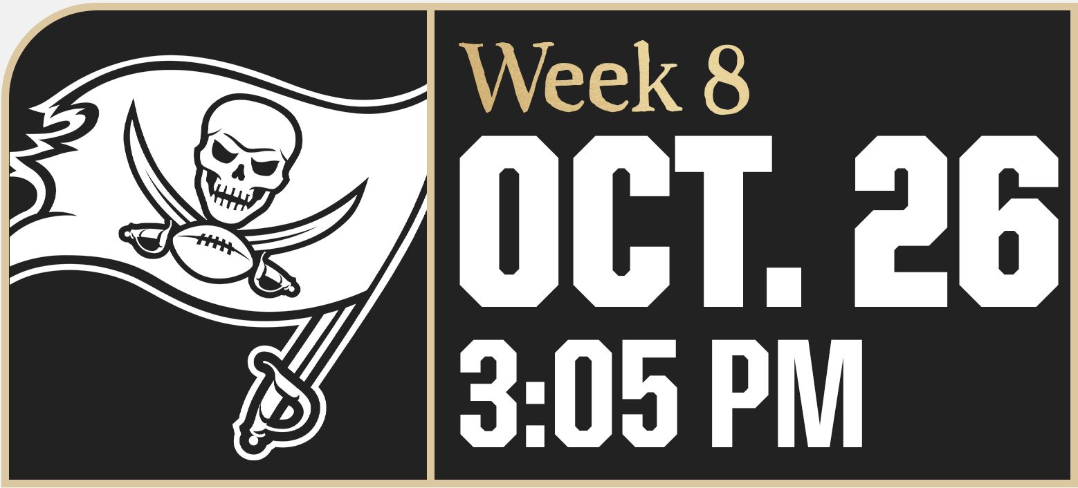 Saints vs. Buccaneers Game Center - Week 8 - Oct. 26, 2025