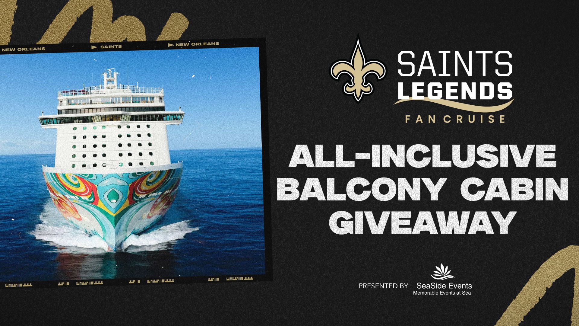 ALL ABOARD WITH THE SAINTS!