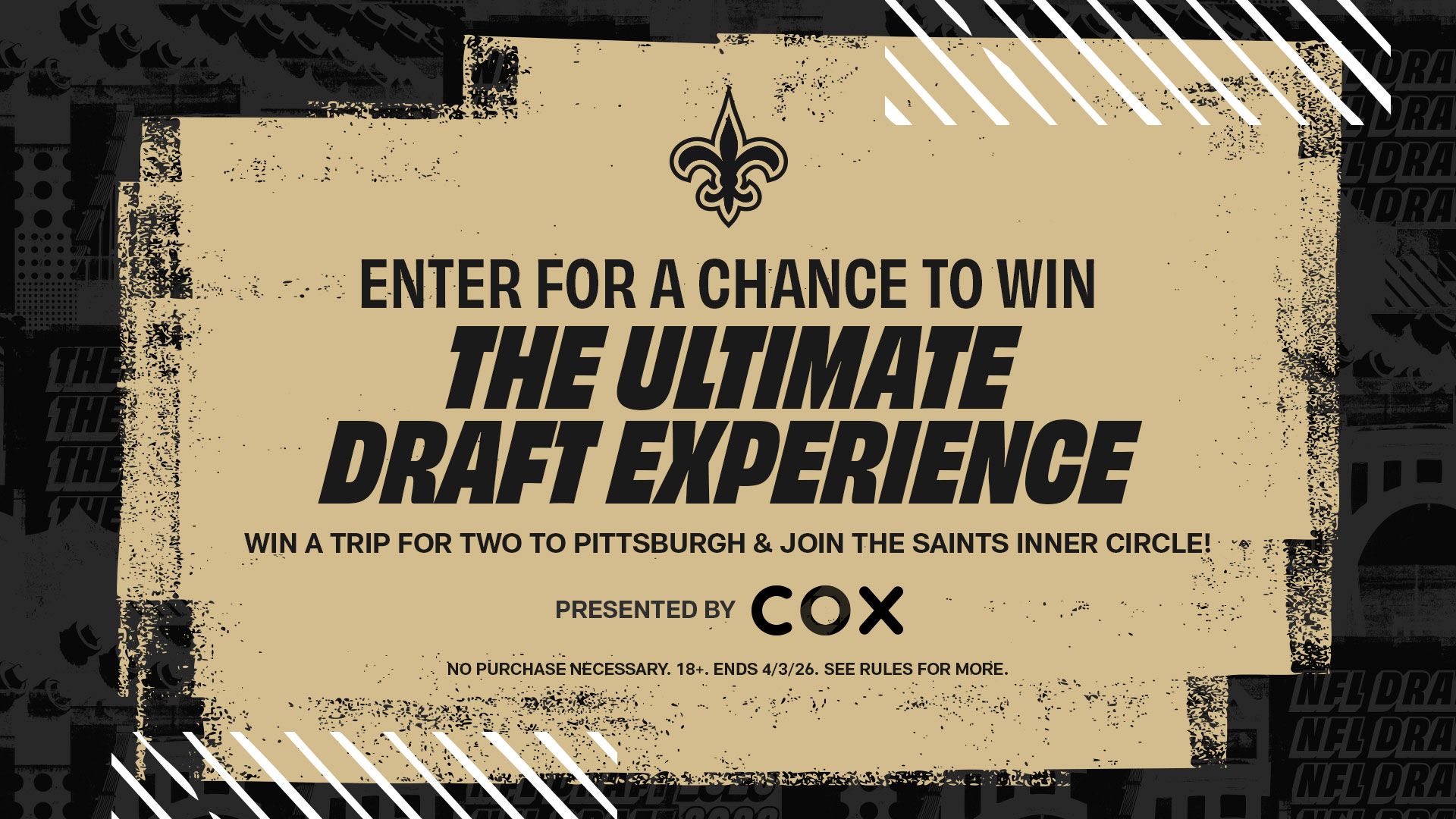 WIN A TRIP TO THE 2026 NFL DRAFT!