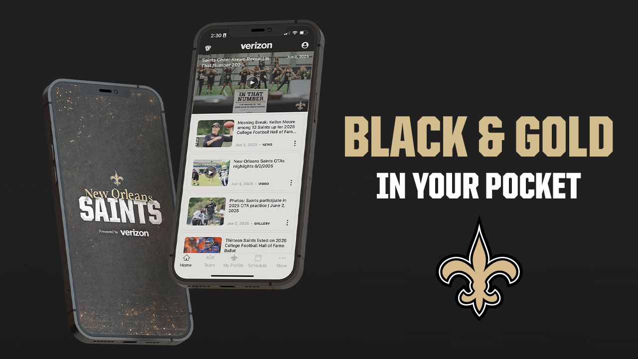 Download the Saints App on your mobile device
