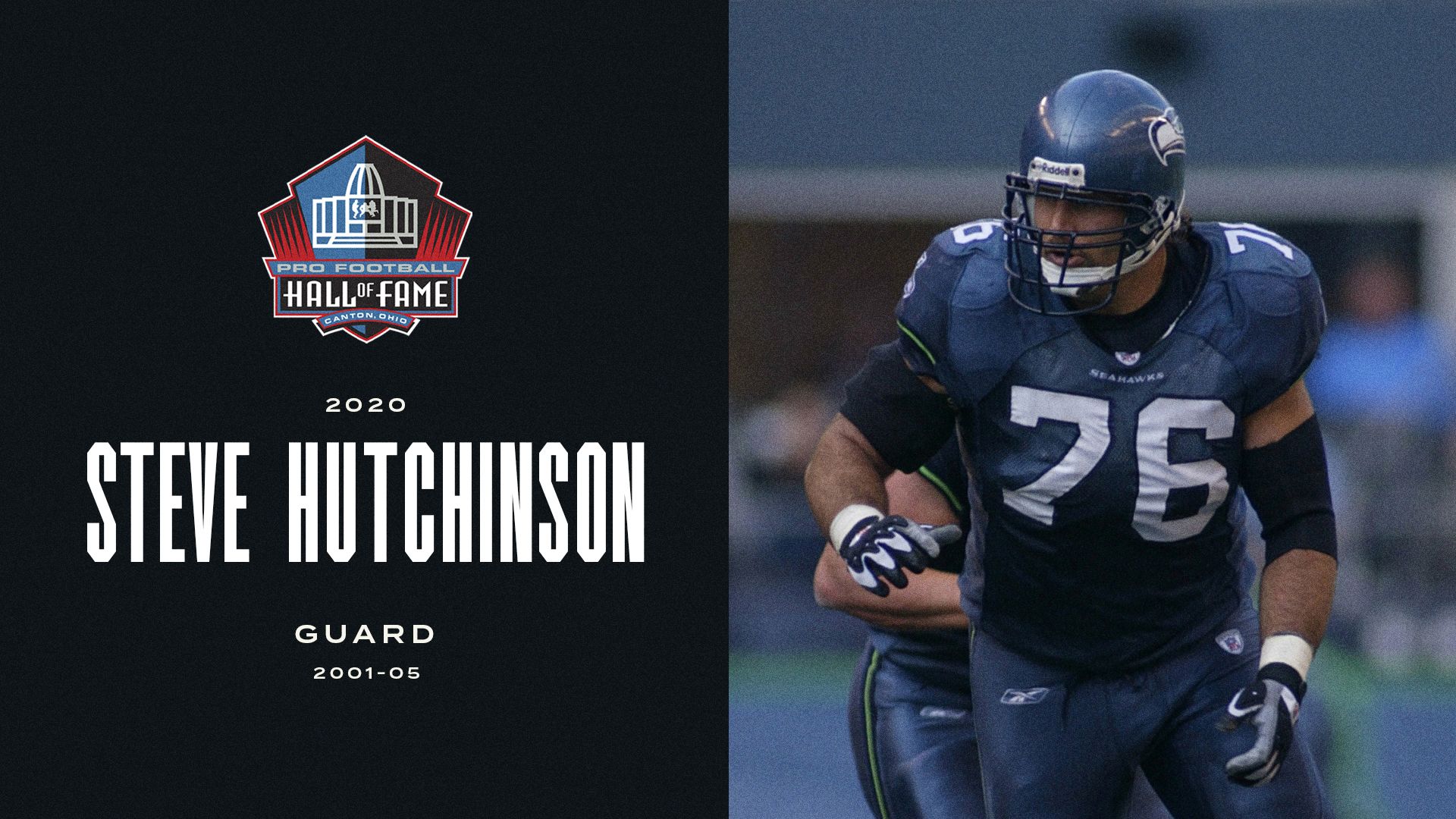 2020: Steve Hutchinson, G, 2001-05