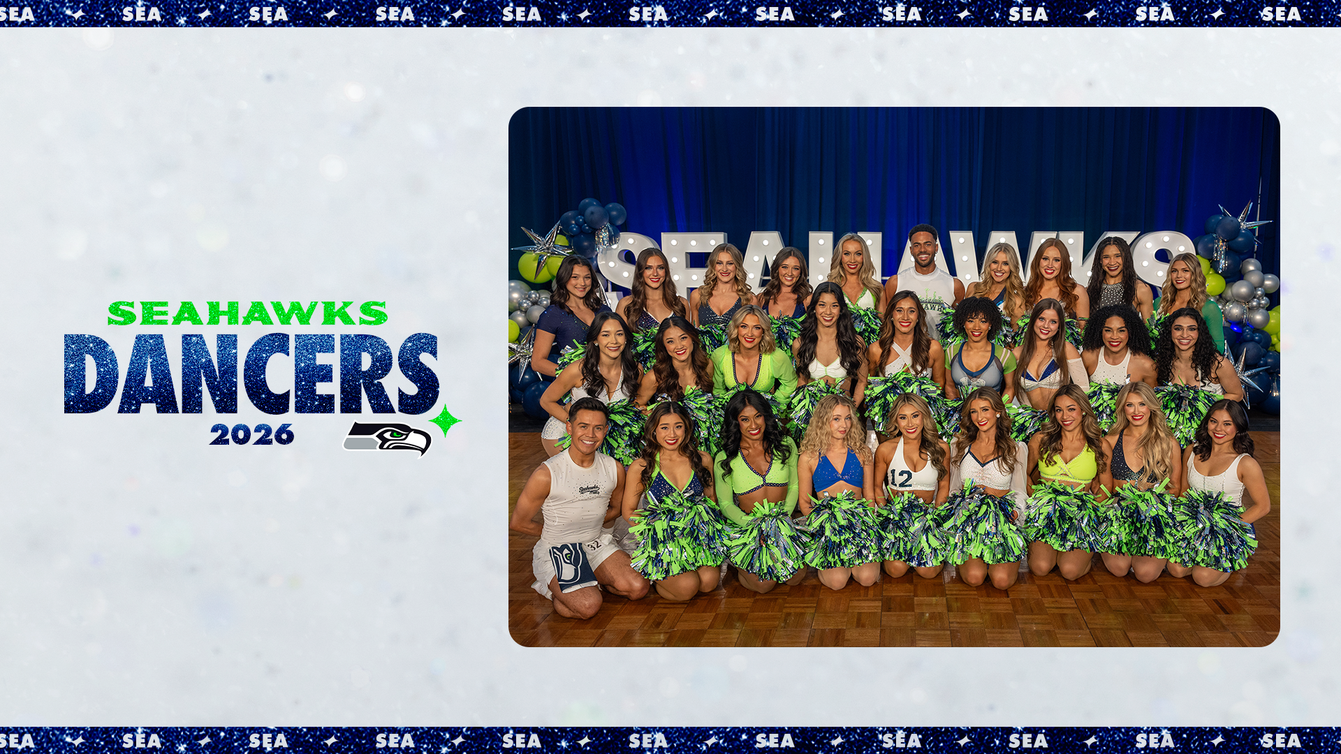 Introducing the 2026 Seahawks Dancers!