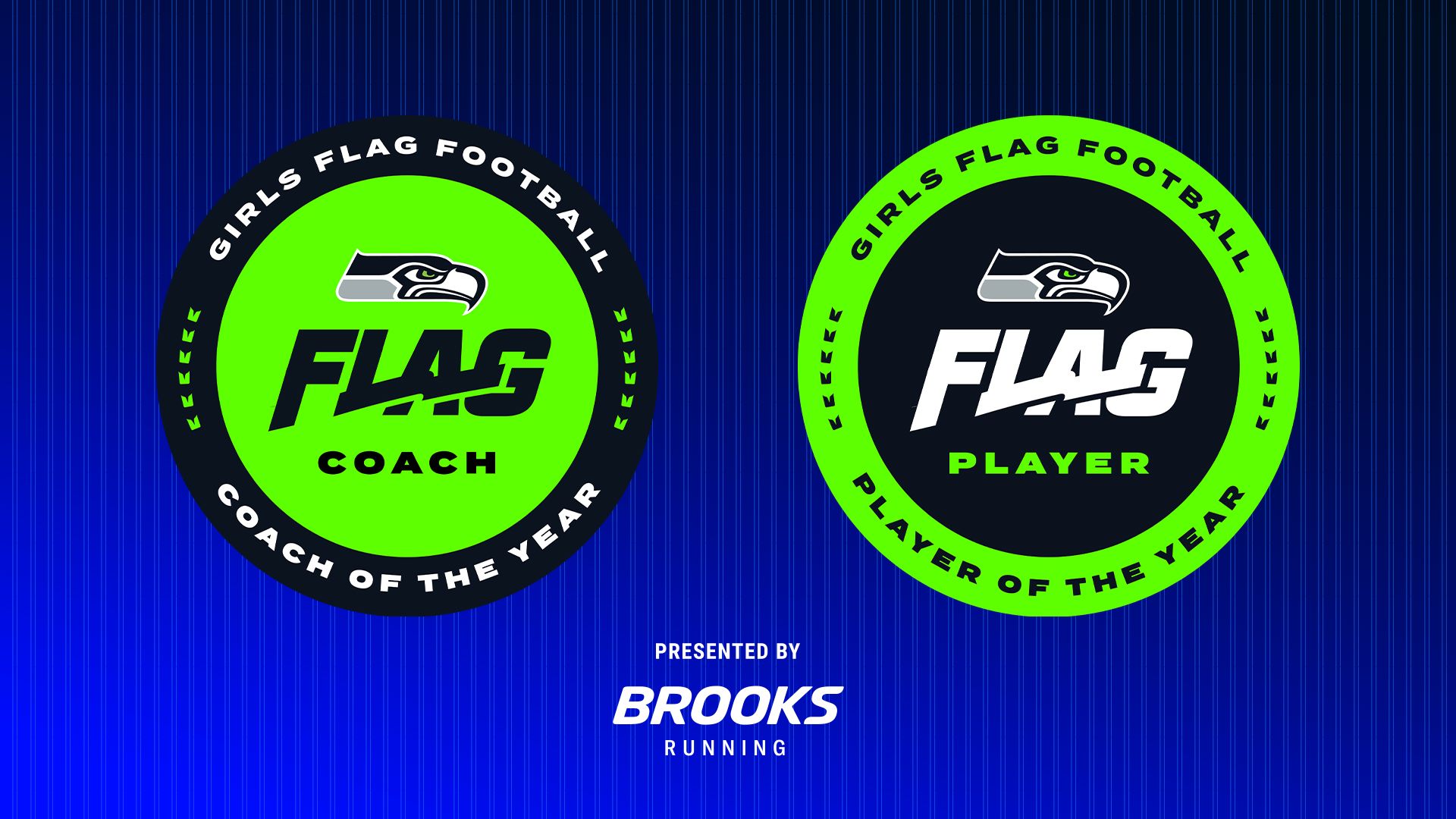 Seahawks Girls Flag Coach & Player of the Year presented by Brooks