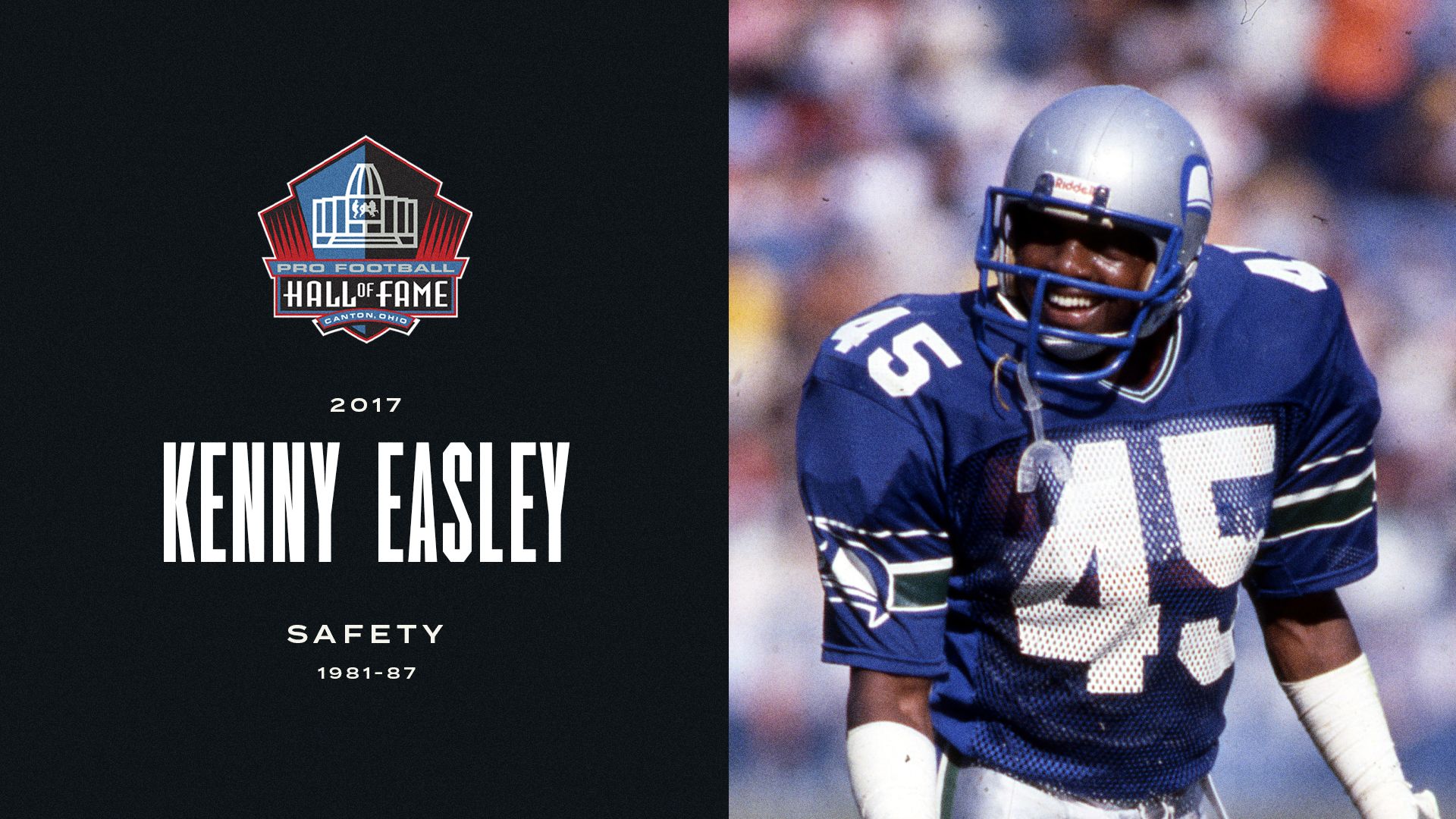 2017: Kenny Easley, S, 1981-87