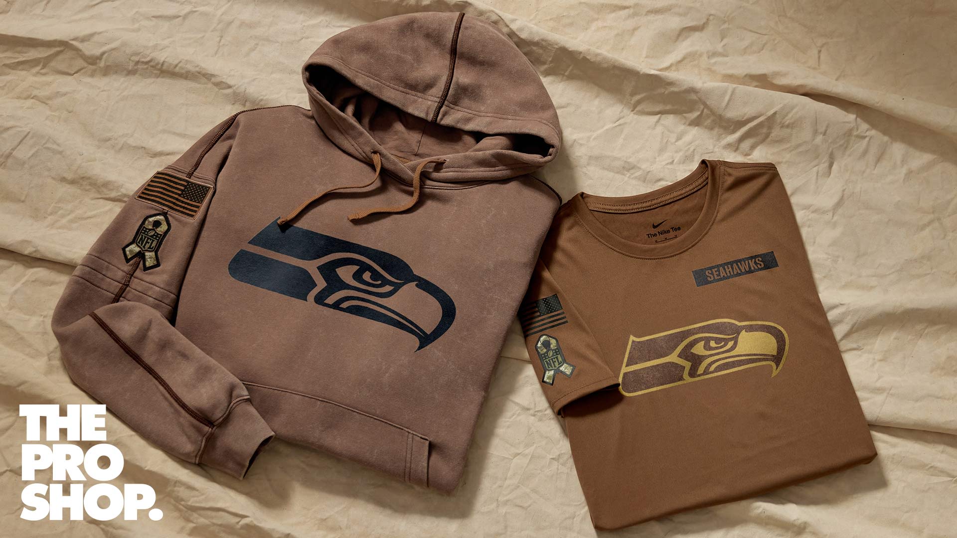 A Seahawks Salute To Service Hoodie And Shirt