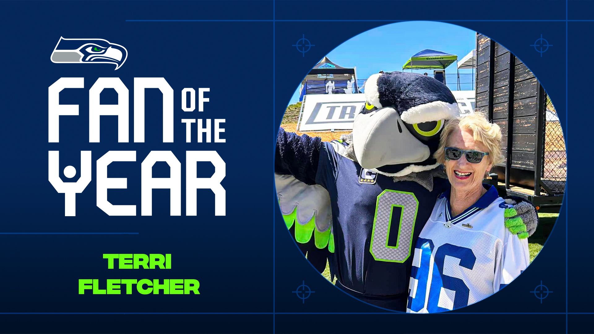 2024 Seahawks Fan of the Year - Terri Fletcher