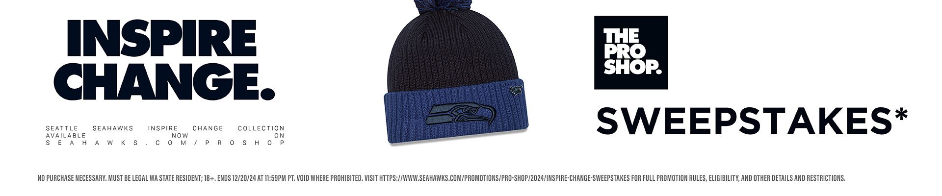 INSPIRE CHANGE SWEEPSTAKES.