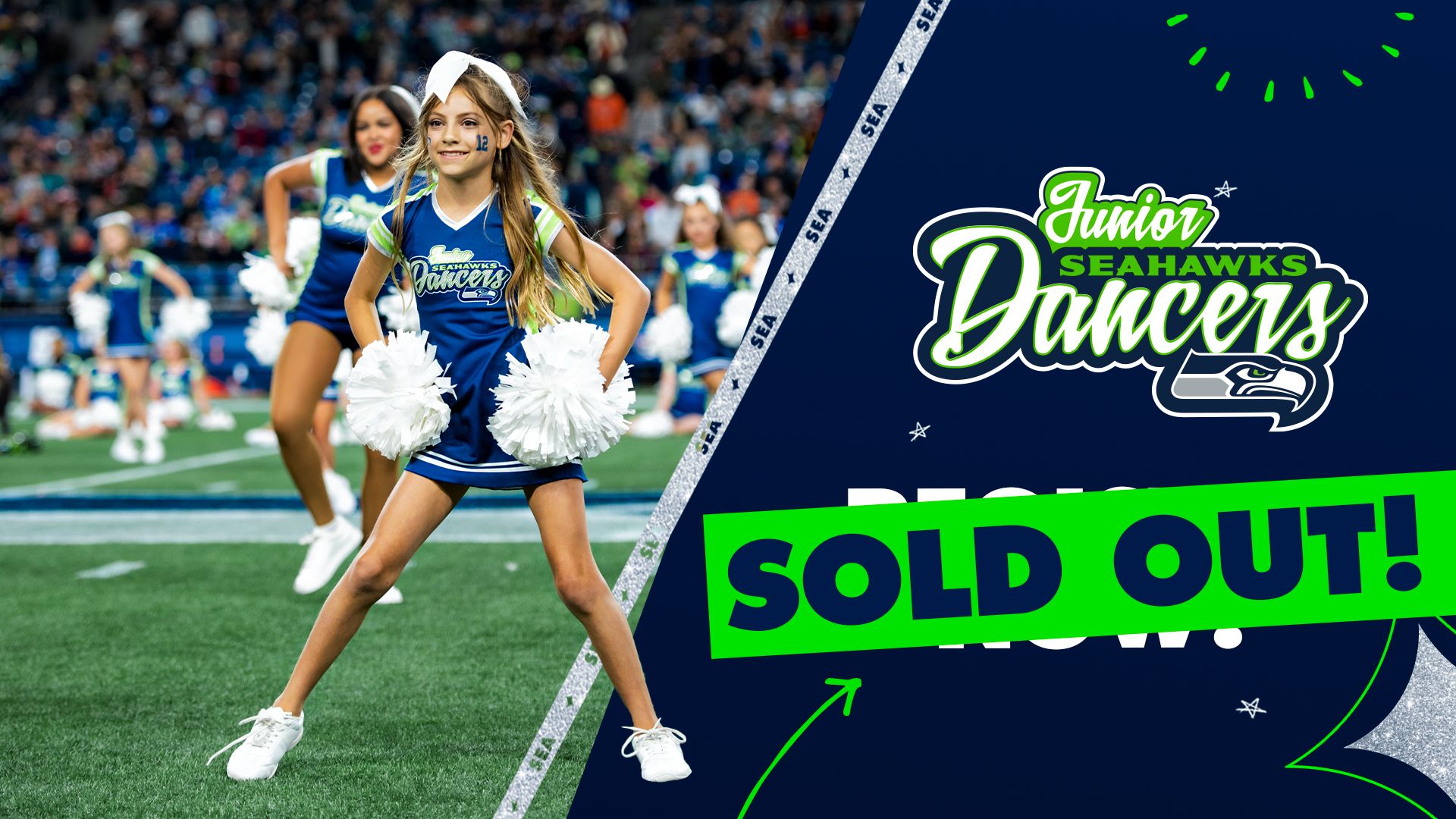 Junior Seahawks Dancers Registration is Sold Out