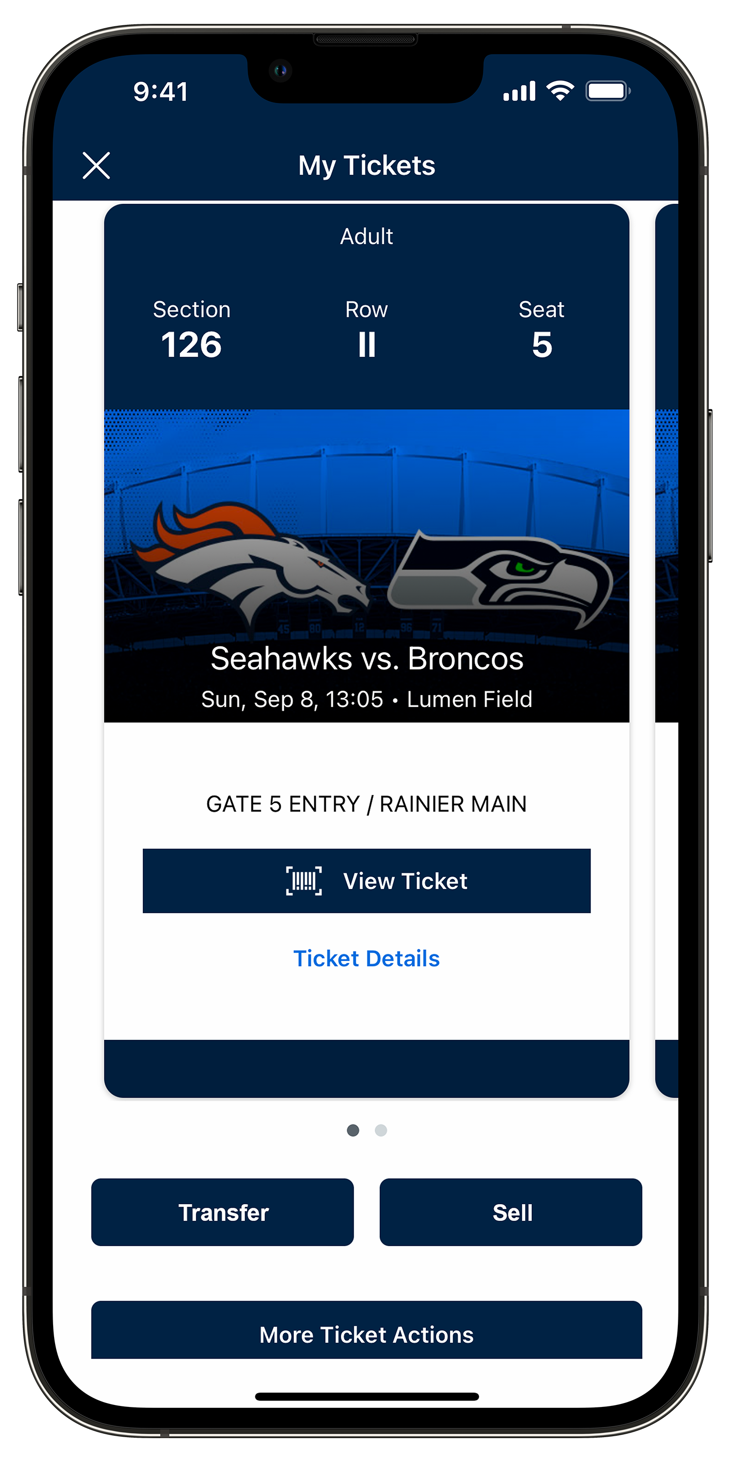Seahawks Accessing Mobile Tickets Seattle Seahawks Seahawks