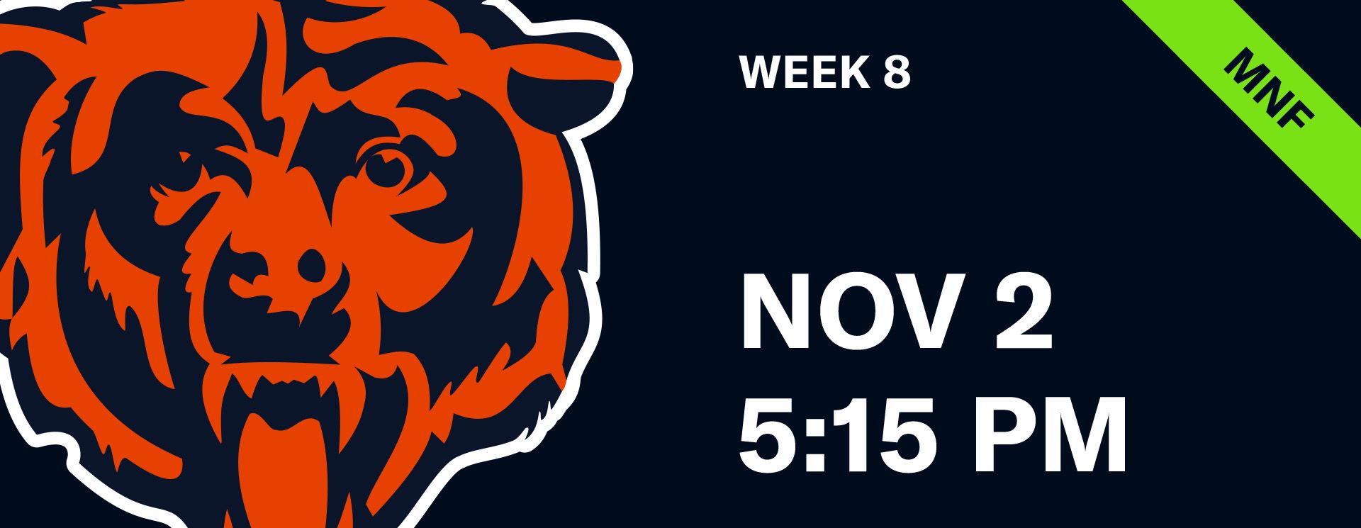 Week 8 - Chicago Bears