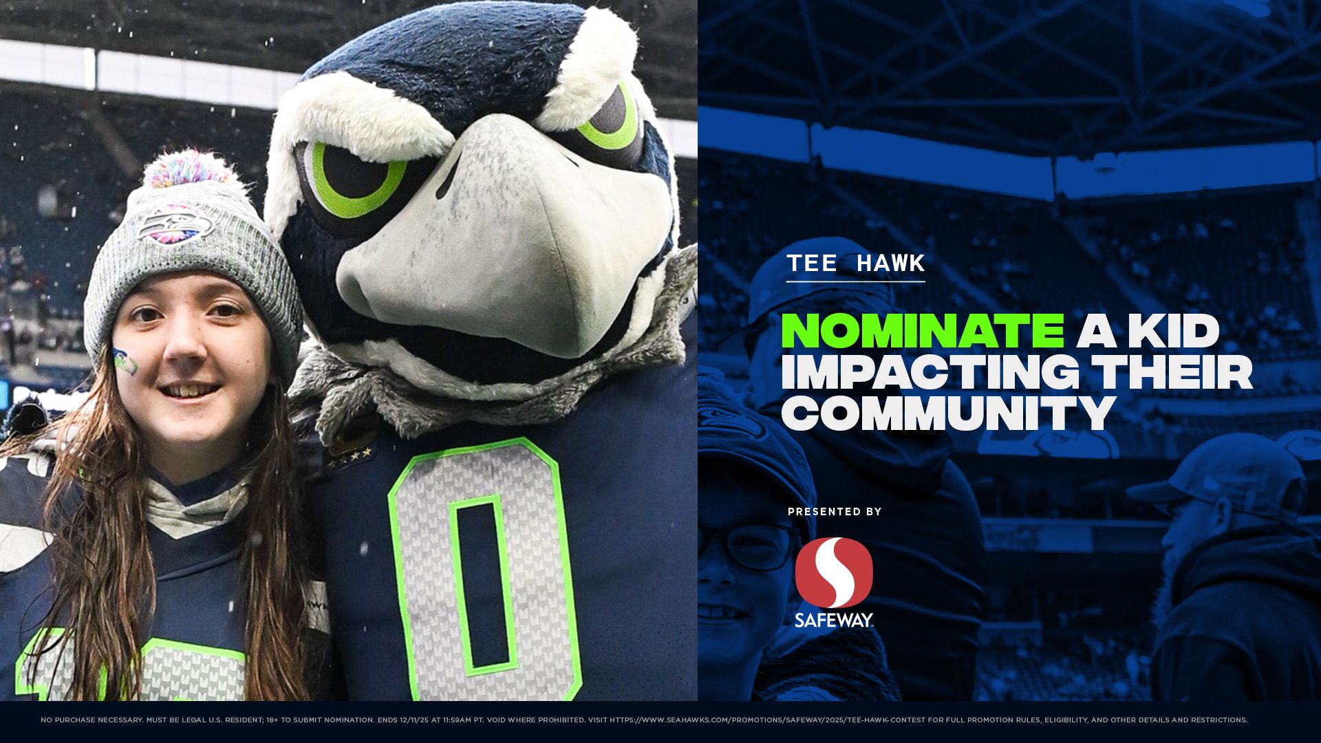 Seahawks Tee Hawk Experience